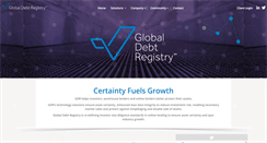 Desktop Screenshot of globaldebtregistry.com